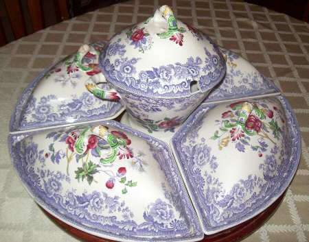 Mayflower 11 Pc Canterbury Set (Cvrd Sides, Center & Tray)
