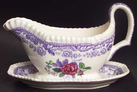 Mayflower Gravy Boat & Underplate