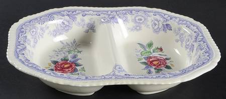 Mayflower 11" Oval Divided Vegetable Bowl