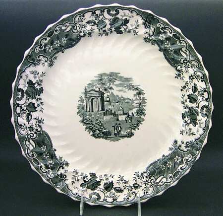 May Black 13" Chop Plate (Round Platter)