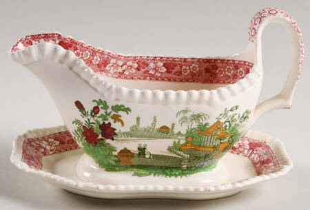 Merriemount Gravy Boat with Attached Underplate