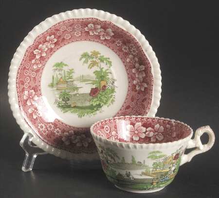 Merriemount Flat Cup & Saucer Set