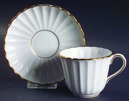 Midas Flat Cup & Saucer Set