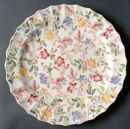 Morning Glory Luncheon Plate