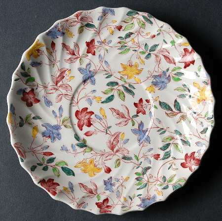 Morning Glory Saucer for Cream Soup Bowl