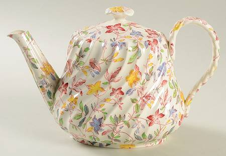 Morning Glory Teapot & Lid