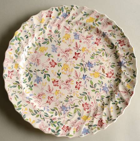 Morning Glory 13" Chop Plate (Round Platter)