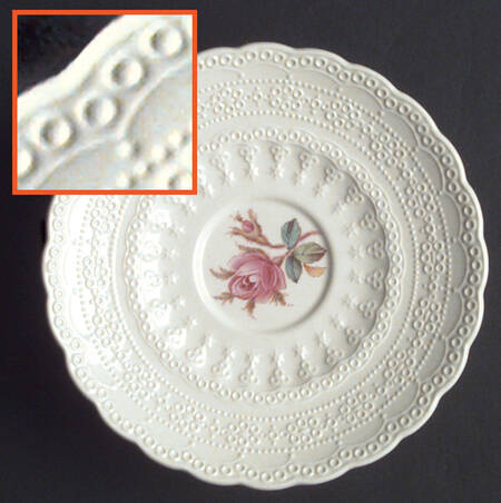 Moss Rose (Jewel Shape) Saucer