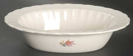 Moss Rose (Jewel Shape) 9" Oval Vegetable Bowl