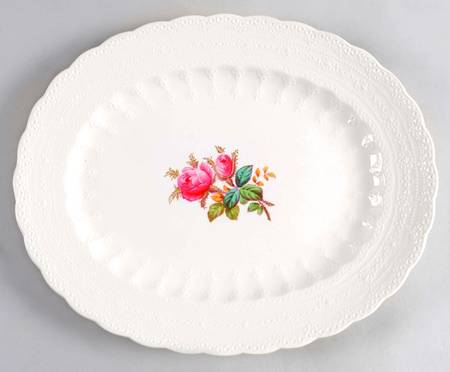 Moss Rose (Jewel Shape) 11" Oval Serving Platter