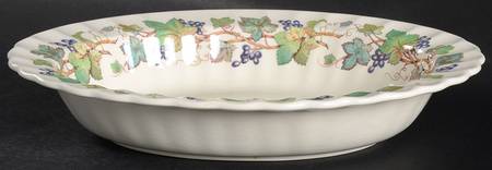 Monticello Vine 10" Oval Vegetable Bowl