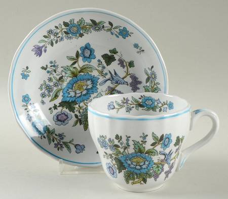 Mulberry Flat Cup & Saucer Set