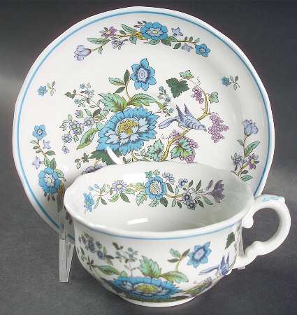 Mulberry Flat Cup & Saucer Set