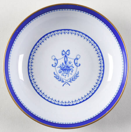 Newburyport Blue (Gold Trim) Saucer for Bouillon Cup