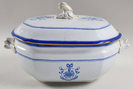 Newburyport Blue (Gold Trim) Tureen &  Lid