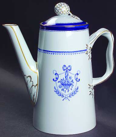 Newburyport Blue (Gold Trim) Coffee Pot & Lid