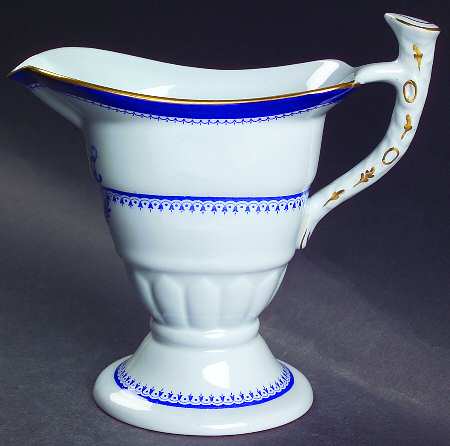 Newburyport Blue (Gold Trim) Creamer