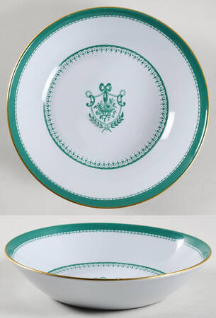 Newburyport Green (Gold Trim, No Verge Line) Saucer for Canton Shape Oversized Cup