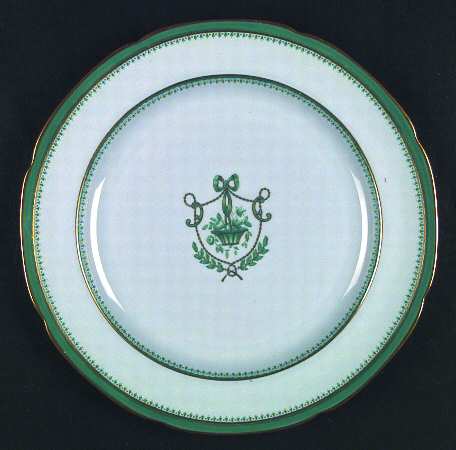 Newburyport Green (Gold Trim and Verge) by Spode