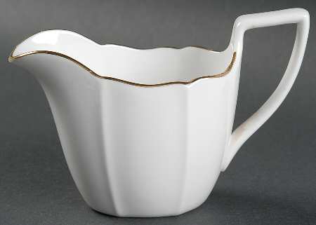 Nordic (Gold Trim) Creamer