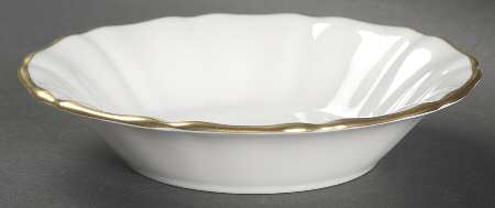Nordic (Gold Trim) Fruit/Dessert (Sauce) Bowl