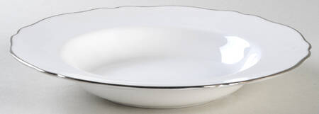 Nordic (Platinum Trim) Rim Soup Bowl