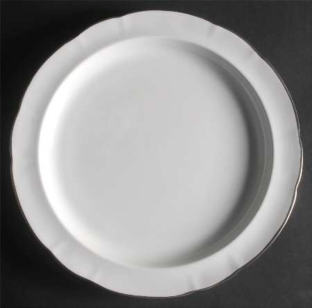 Nordic (Platinum Trim) 12" Chop Plate (Round Platter)