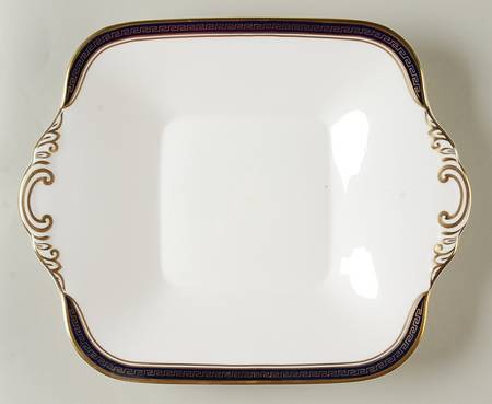 Odyssey Cobalt Blue Square Handled Cake Plate