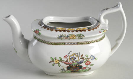 Old Bow (No Trim) Mini Teapot No Lid