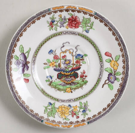 Old Bow (No Trim) Saucer for Bouillon Cup