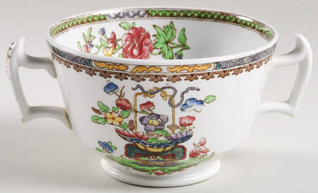 Old Bow (No Trim) Footed Bouillon Cup