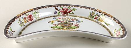 Old Bow (No Trim) Crescent Salad Plate