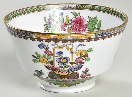 Old Bow (Gold Trim) Open Sugar Bowl