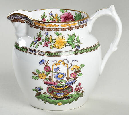 Old Bow (Gold Trim) Creamer