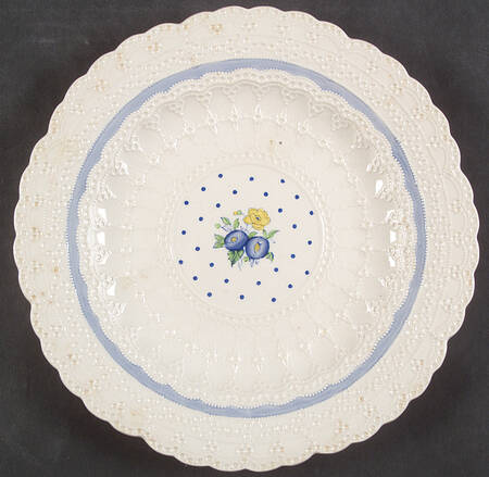 Old Concord Blue (Jewel) Breakfast Plate