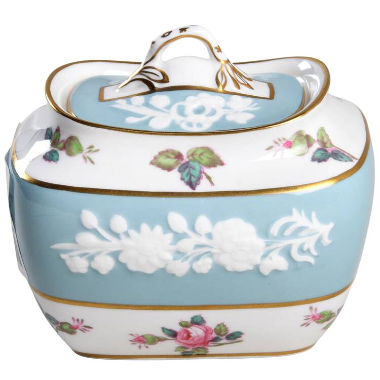Old Colony Rose Mini Sugar Bowl & Lid