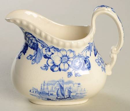 Old Salem Blue Mini Creamer