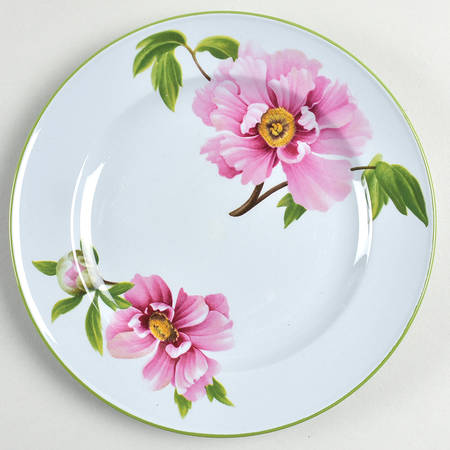Oriental Flowers Salad Plate