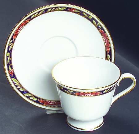 Orient Footed Cup & Saucer Set