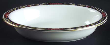 Orient 9" Oval Vegetable Bowl