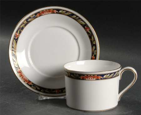Orient Flat Cup & Saucer Set