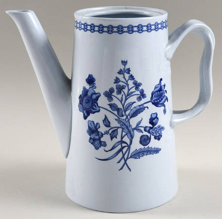 Palace Garden Blue Coffee Pot No Lid