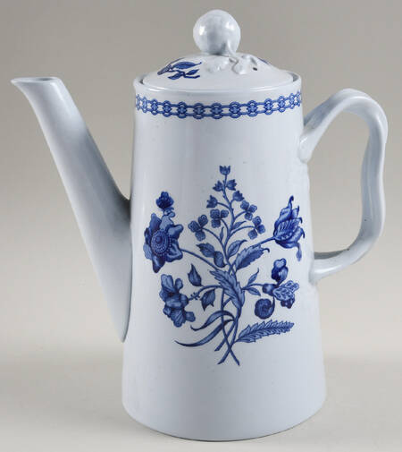 Palace Garden Blue Coffee Pot & Lid