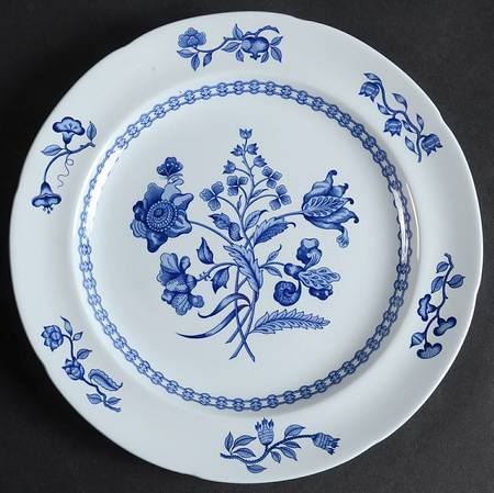Palace Garden Blue Salad Plate