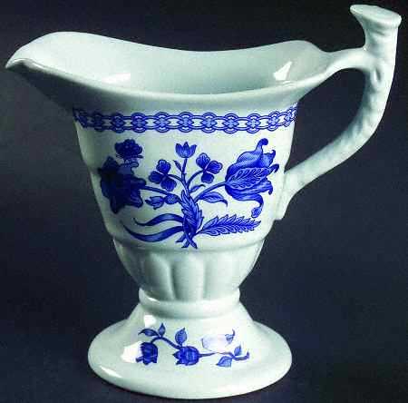Palace Garden Blue Creamer