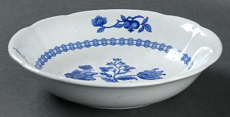 Palace Garden Blue Coupe Cereal Bowl