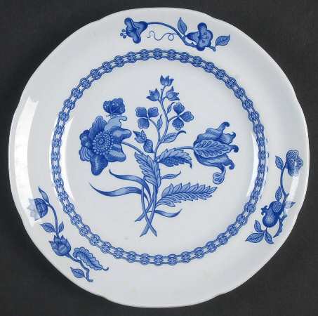 Palace Garden Blue Bread & Butter Plate