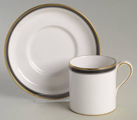 Palermo Flat Demitasse Cup & Saucer Set