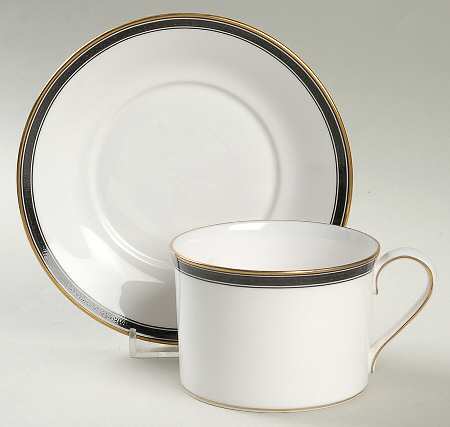 Palermo Flat Cup & Saucer Set