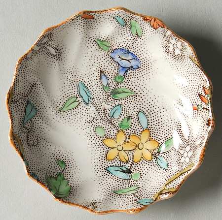 Patricia (Yellow Trim) Butter Pat